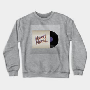 VINTAGE VINYL HEAVY METAL Crewneck Sweatshirt